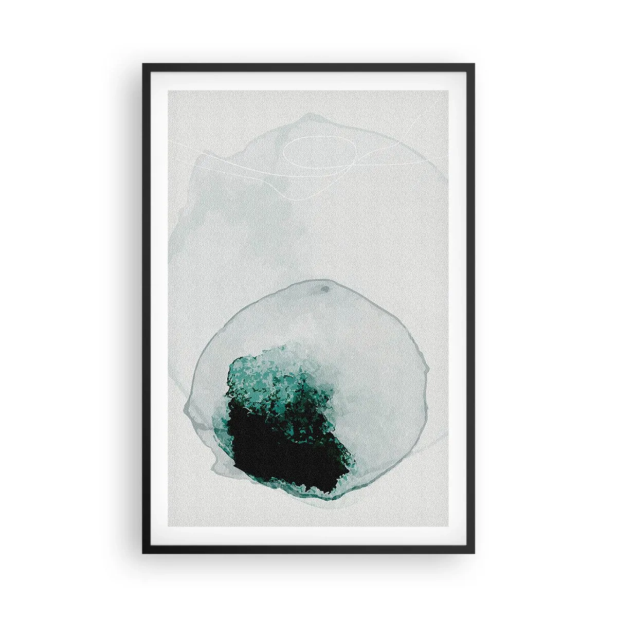 Affisch i svart ram - I en droppe vatten - 61x91 cm