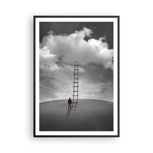 Affisch i svart ram - Allt är möjligt - 70x100 cm