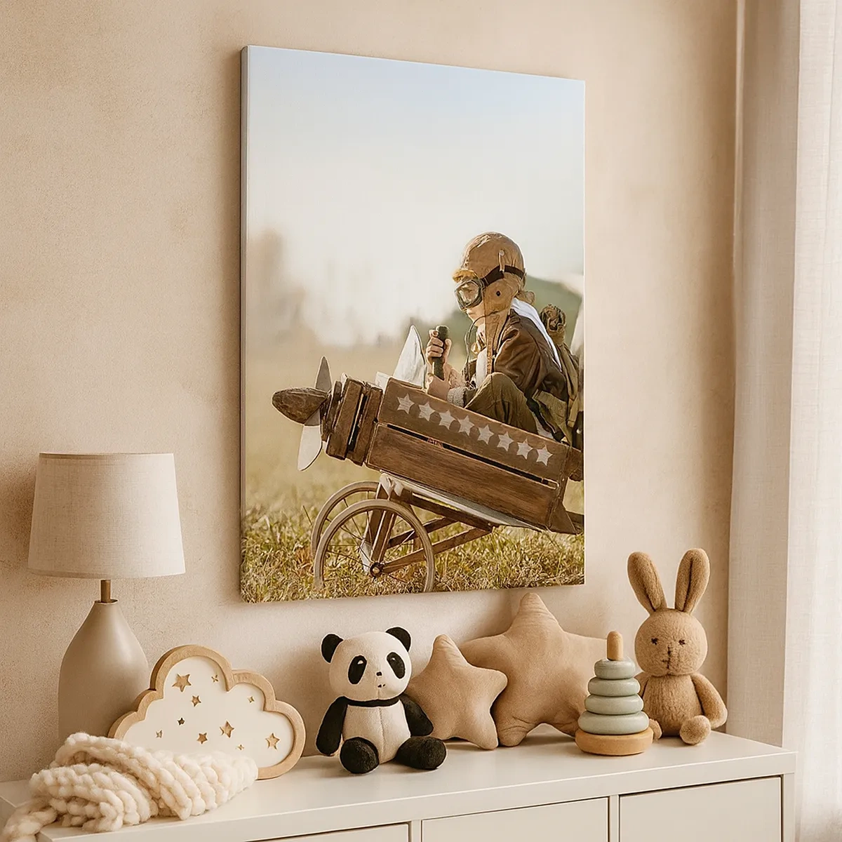 Canvastavla - Bild på duk - Stort mot drömmarna - 50x70 cm