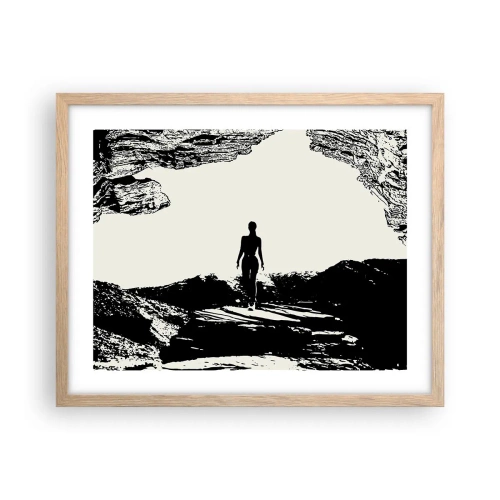 Affisch i ram av ljusek - En ny blick - 50x40 cm