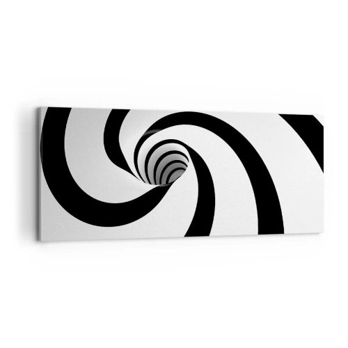 Canvastavla - Bild på duk - Underkasta sig virveln? - 100x40 cm