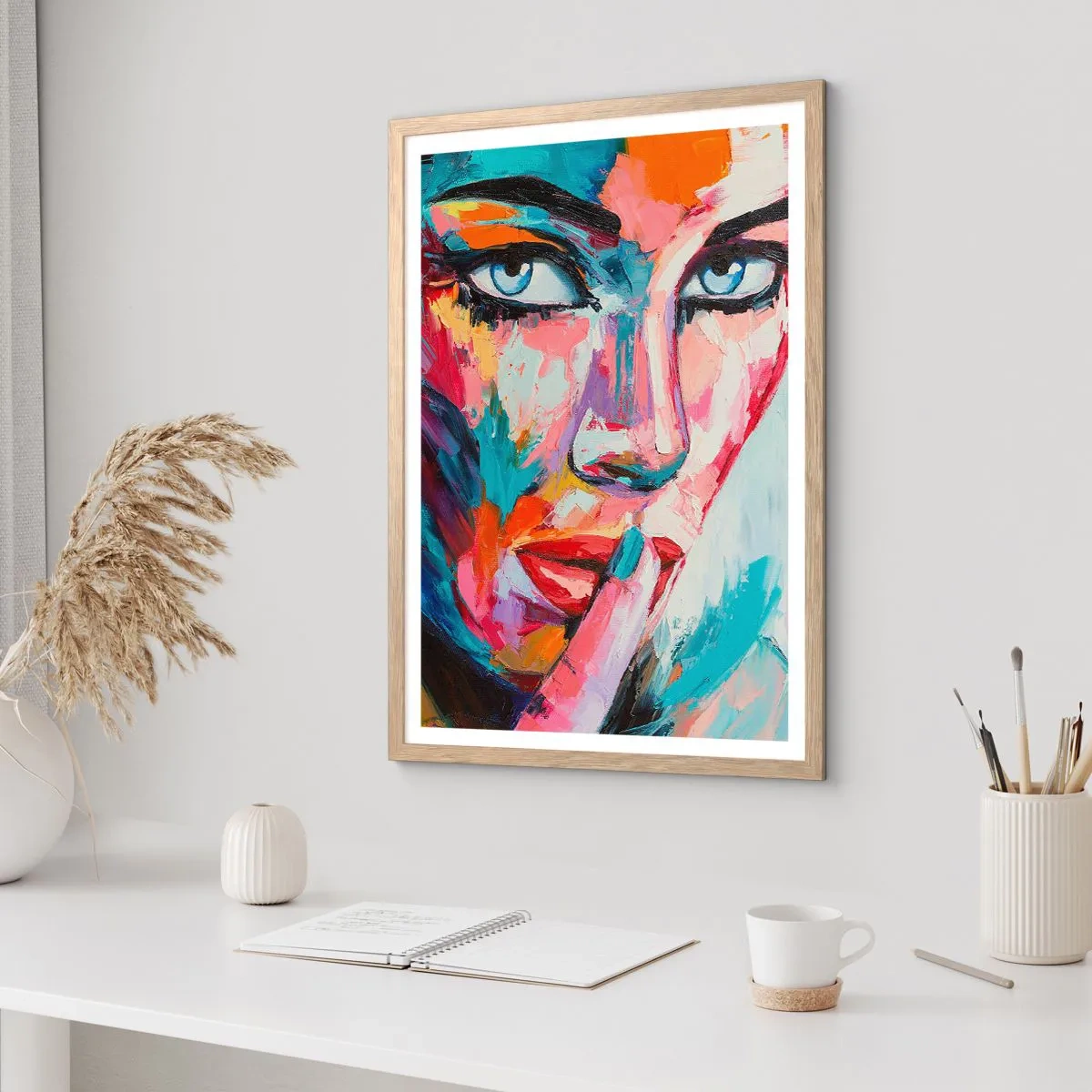 Affisch i ram av ljusek - Vår första hemlighet - 61x91 cm