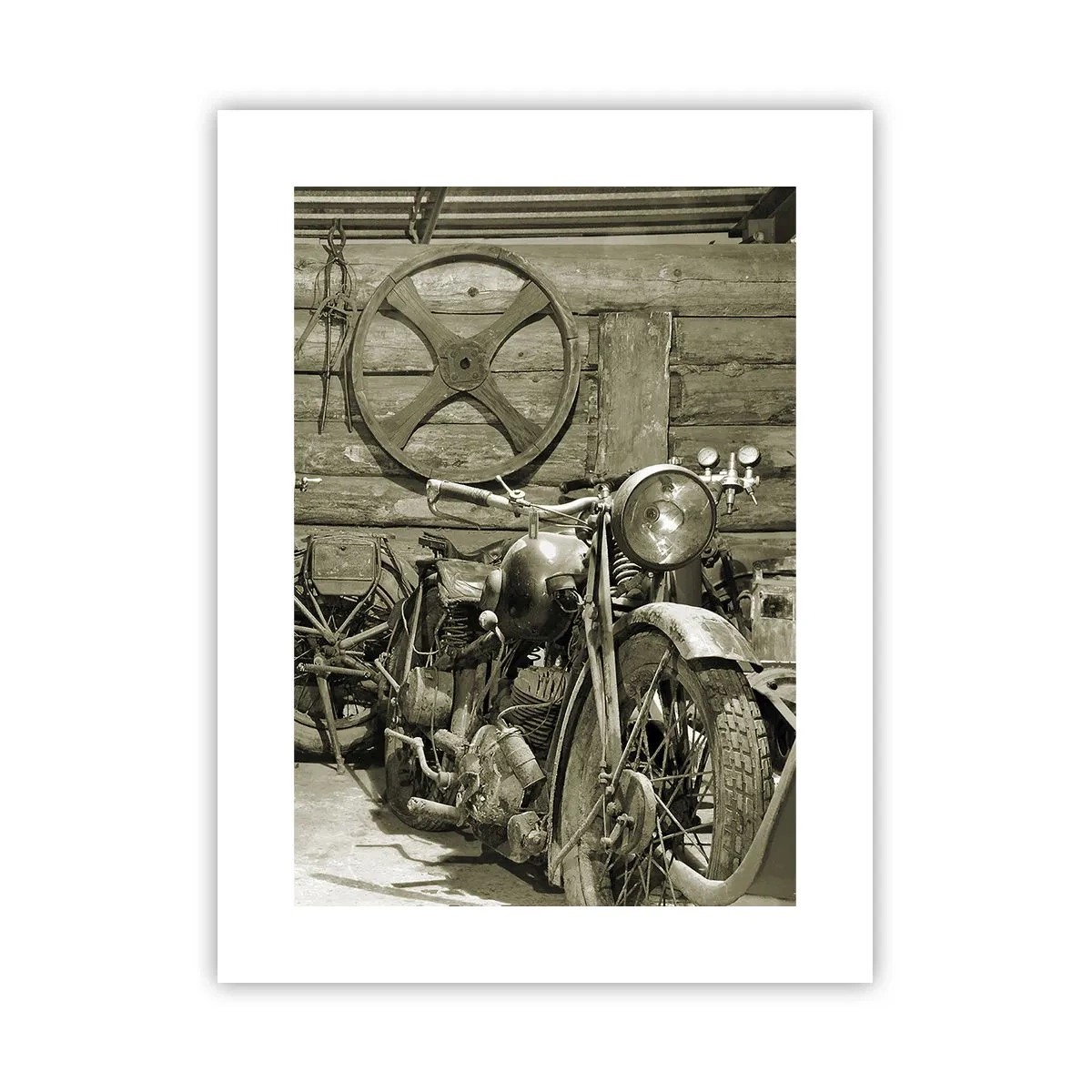 Affisch - I onkel Lasses skjul - 30x40 cm