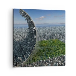 Canvastavla - Bild på duk - Naturen är evig - 60x60 cm