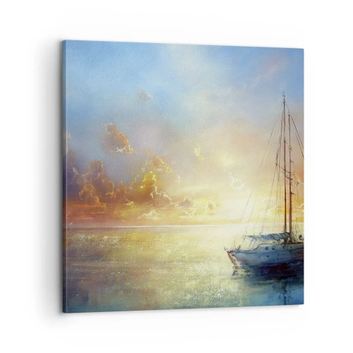 Canvastavla - Bild på duk - I guldviken - 60x60 cm