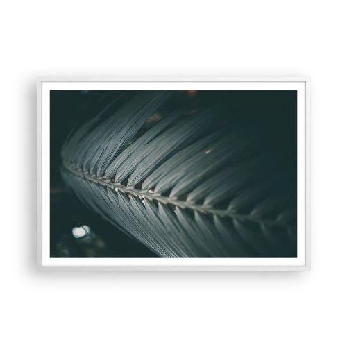 Affisch i vit ram - Naturens precision - 100x70 cm