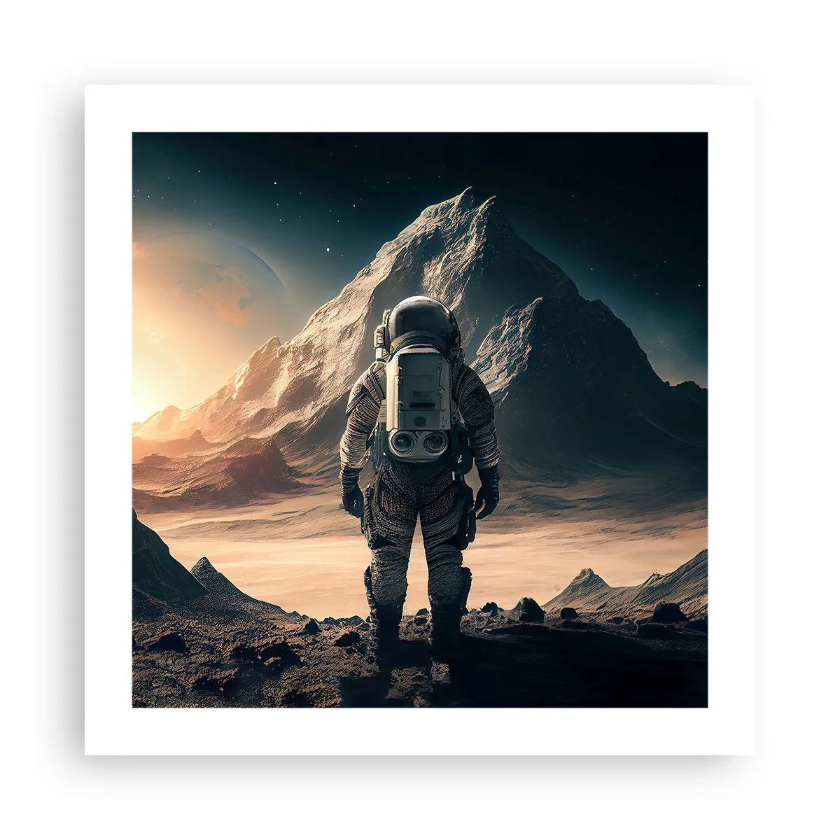 Affisch - En ny utmaning - 50x50 cm