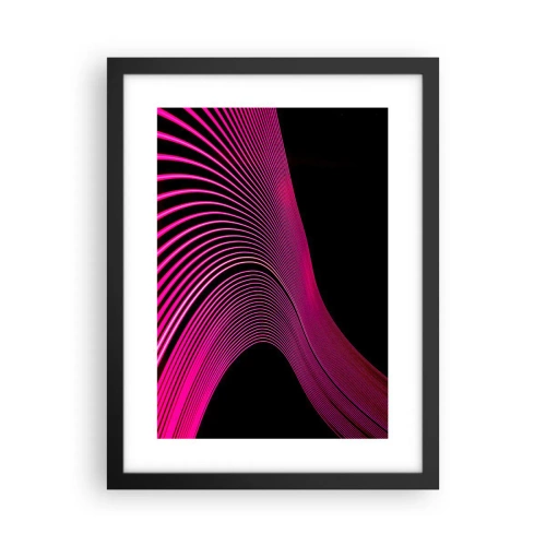 Affisch i svart ram - Ljusets allé - 30x40 cm