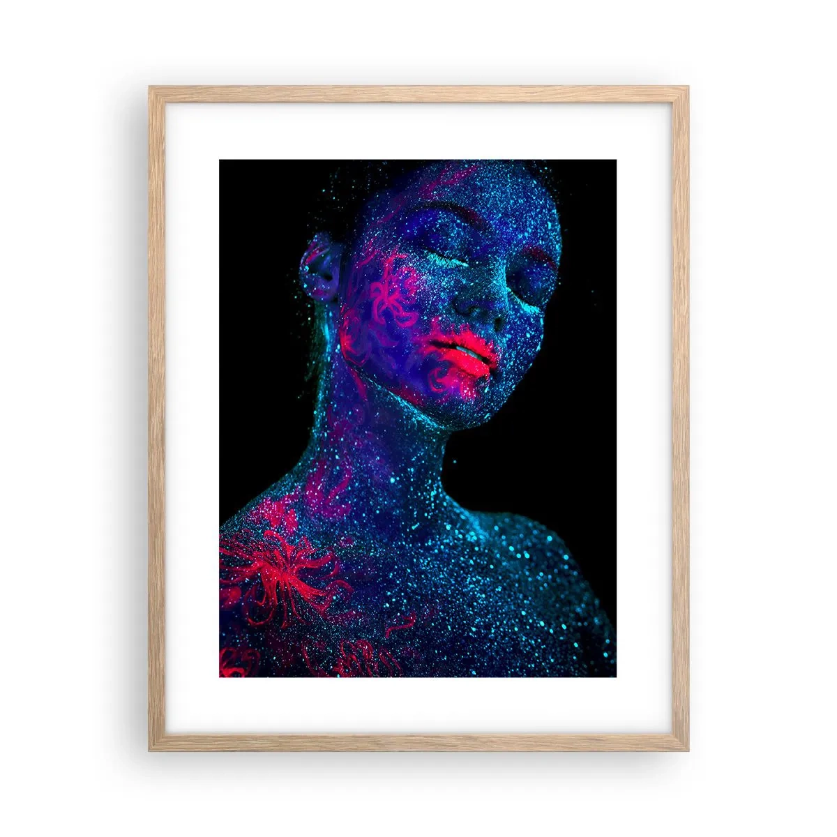 Affisch i ram av ljusek - I sjärndammet - 40x50 cm