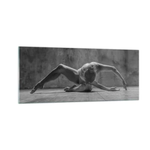 Glastavla - Bild på glas - Upphittad symmetri - 100x40 cm