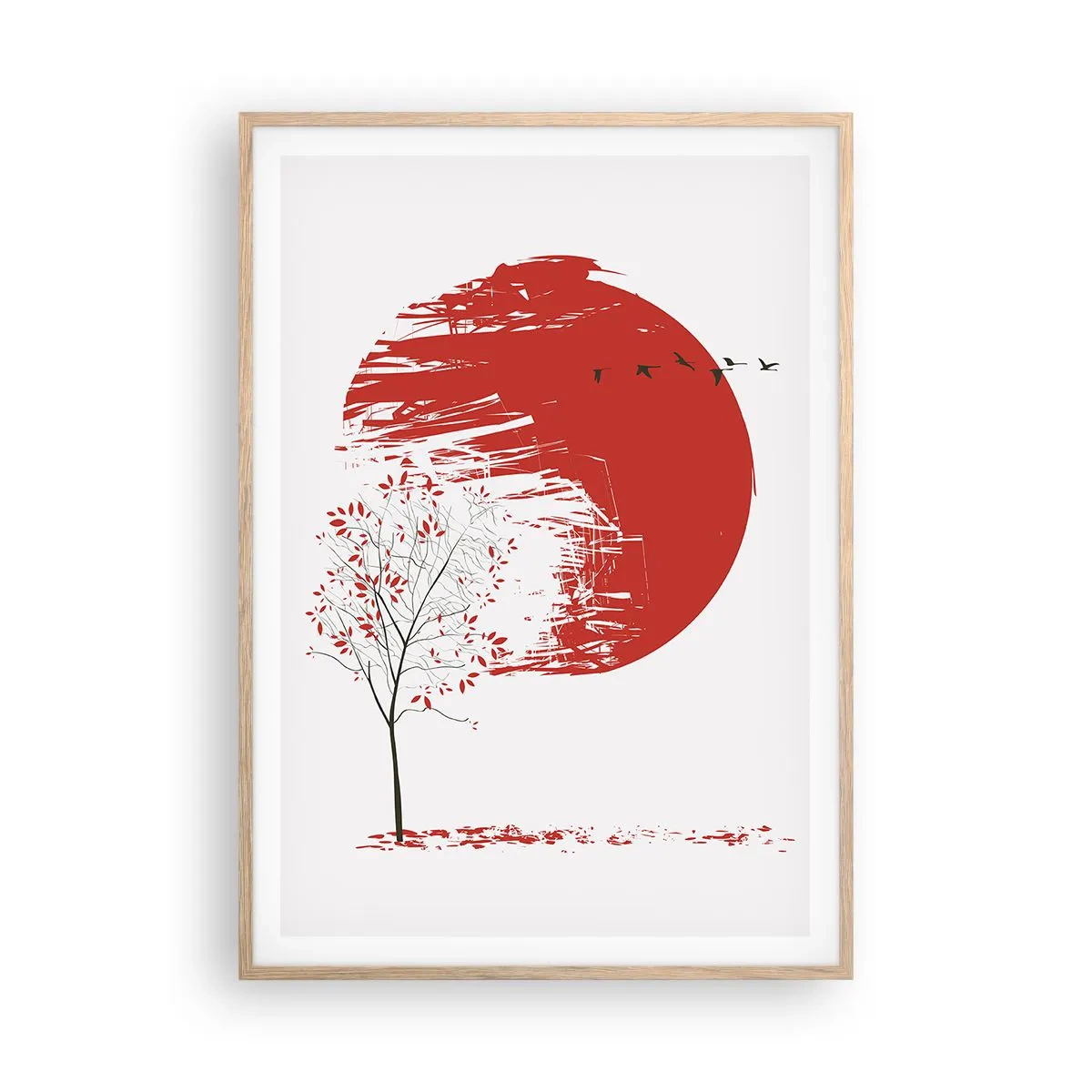 Affisch i ram av ljusek - Känner du igen det här landet? - 70x100 cm