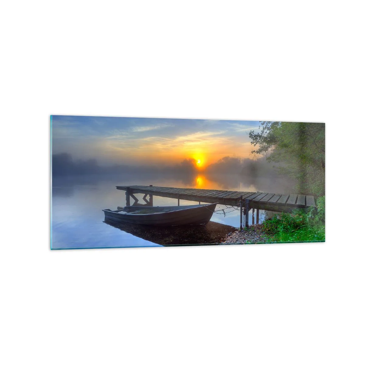 Glastavla - Bild på glas - Det vanliga förvandlas till det magiska - 120x50 cm