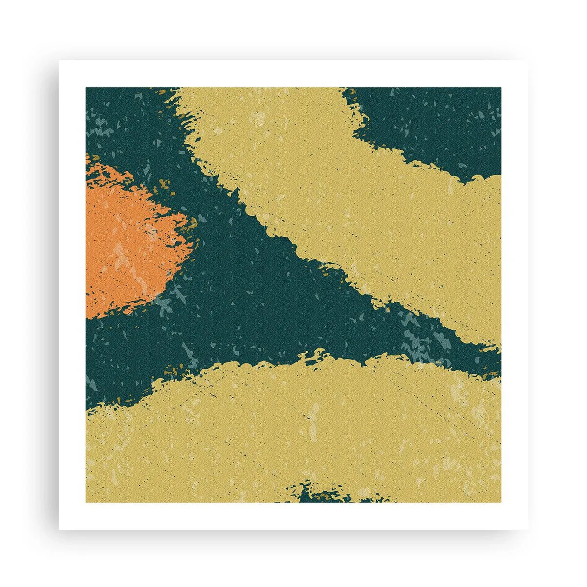 Affisch - Abstraktion - i slow motion - 60x60 cm
