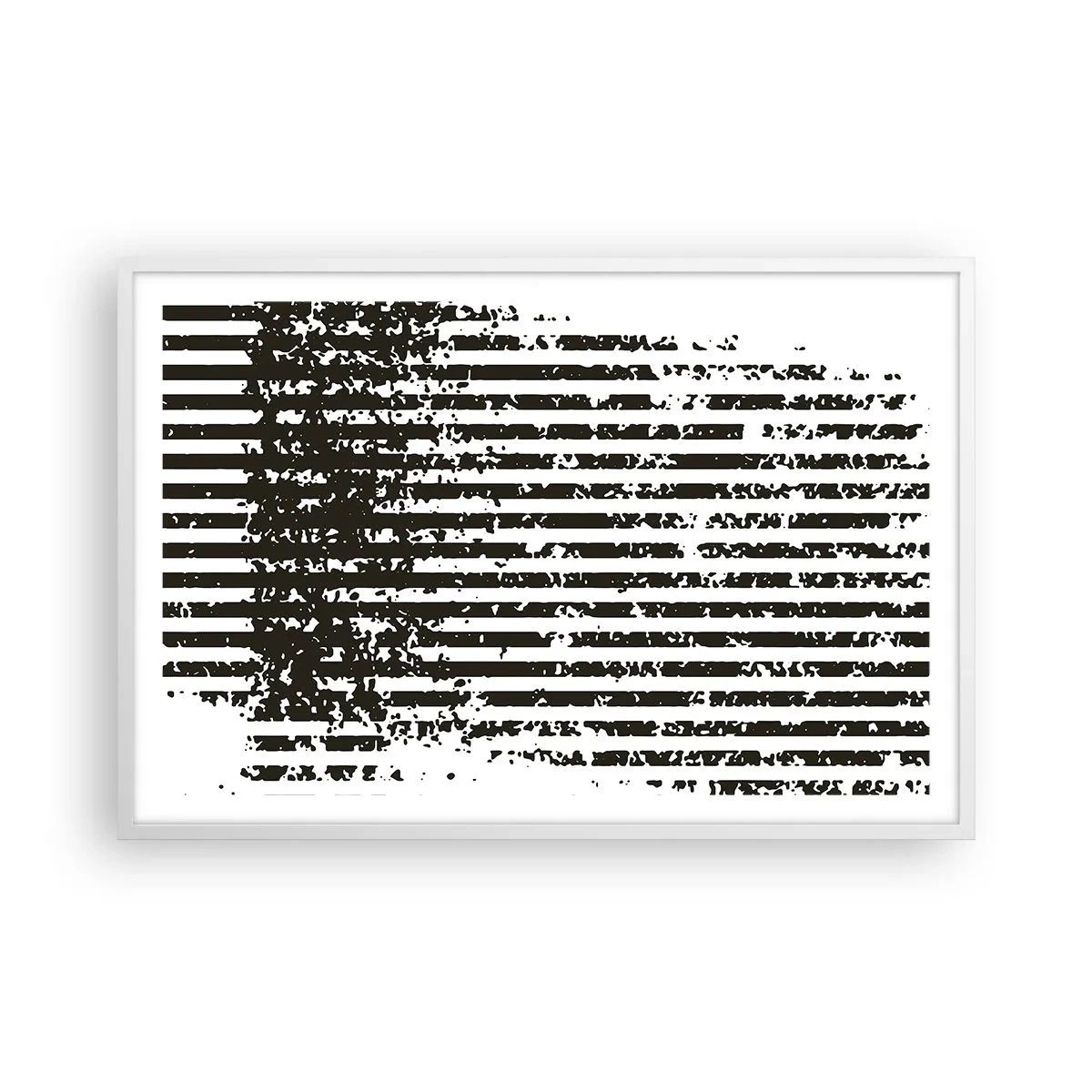 Affisch i vit ram - Rytm och brus - 91x61 cm