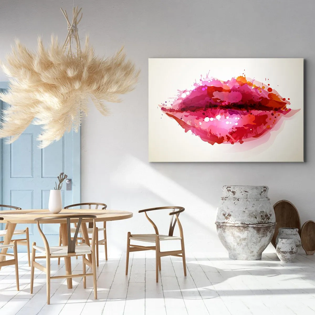 Canvastavla - Bild på duk - Rödare nyans än rött - 120x80 cm