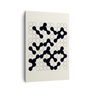 Canvastavla - Bild på duk - Kinesiskt spel - variation - 70x100 cm