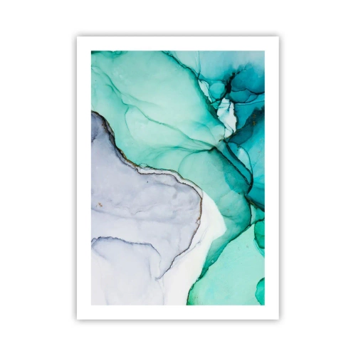 Affisch - En studie i turkos - 50x70 cm