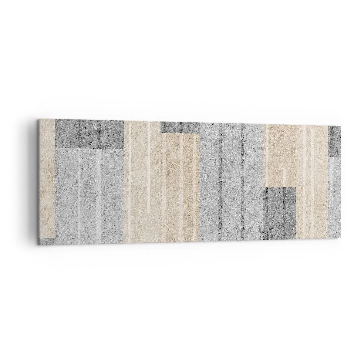 Canvastavla - Bild på duk - Komposition: allt i lod - 140x50 cm