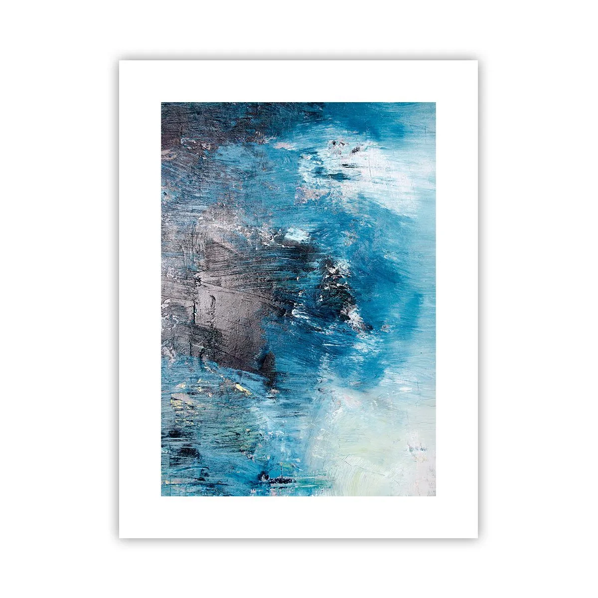 Affisch - Blå rapsodi - 30x40 cm
