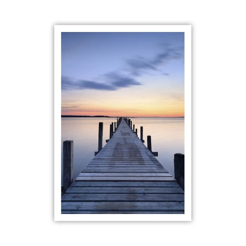 Affisch - Klara solnedgångens ro - 70x100 cm