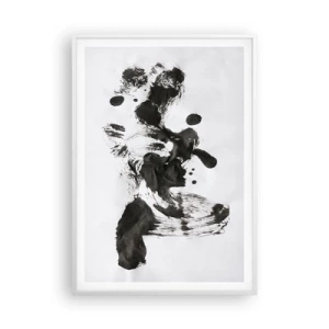 Affisch i vit ram - En metod i galenskap? - 70x100 cm