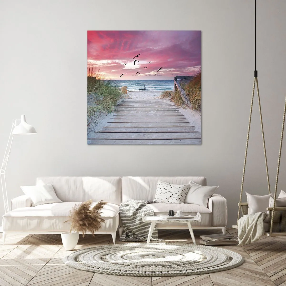 Canvastavla - Bild på duk - Östersjöimpression - 30x30 cm