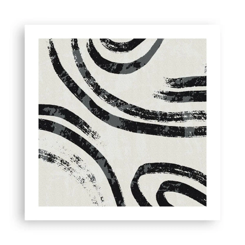 Affisch - Halvstoppad - 50x50 cm