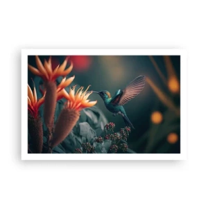 Affisch - Ett verkligt färgglatt liv - 91x61 cm