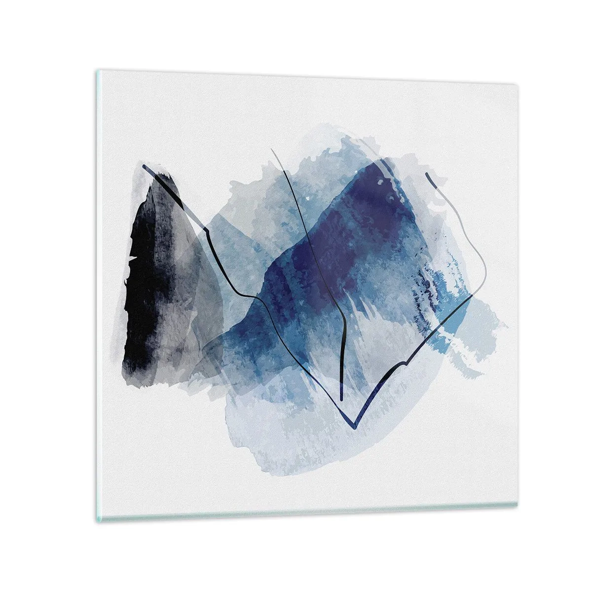 Glastavla - Bild på glas - Isberg - 30x30 cm