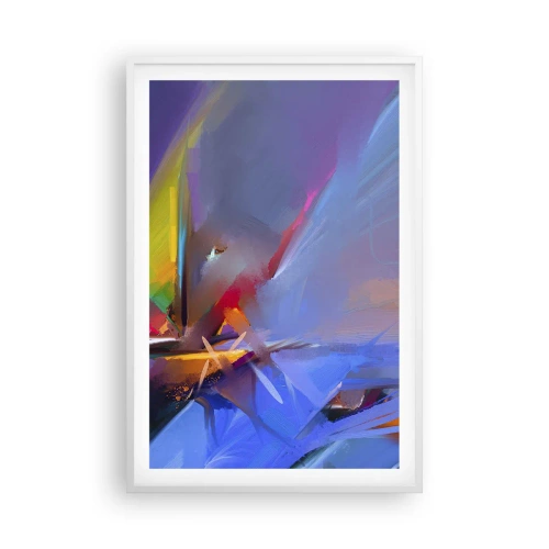 Affisch i vit ram - Snabb som en fågel - 61x91 cm