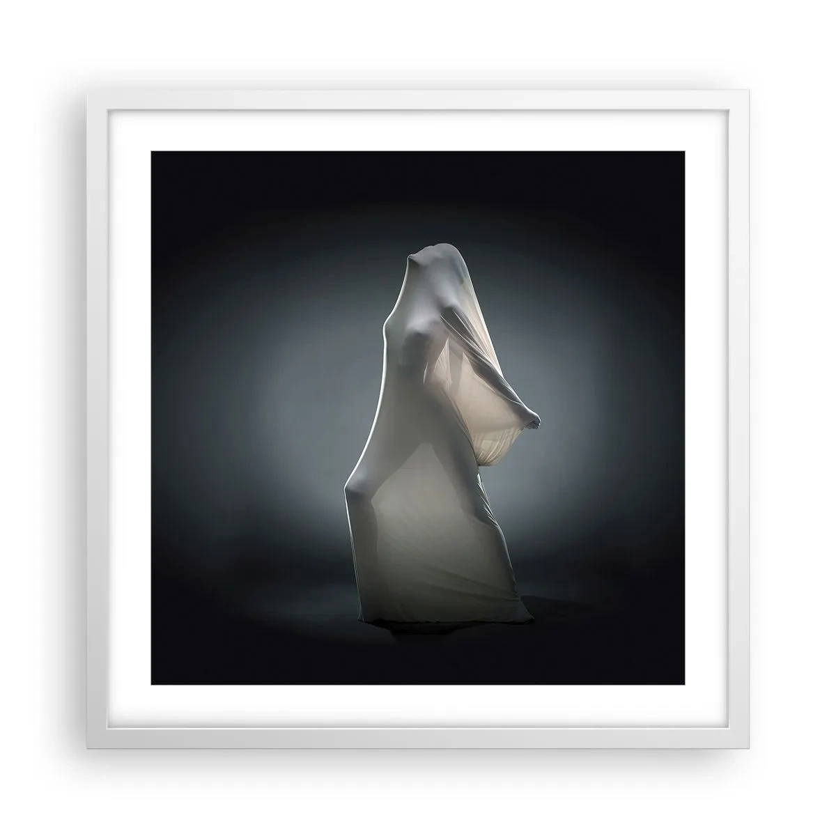 Affisch i vit ram - Dolda drömmar - 50x50 cm