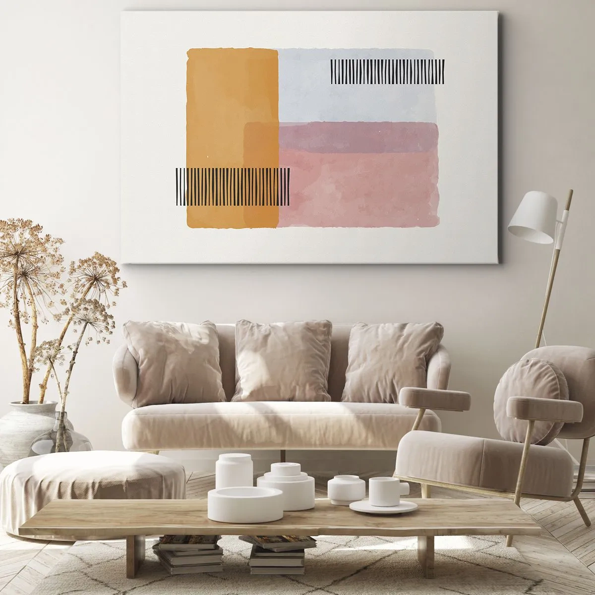 Canvastavla - Bild på duk - Från hörna till hörna - 100x70 cm