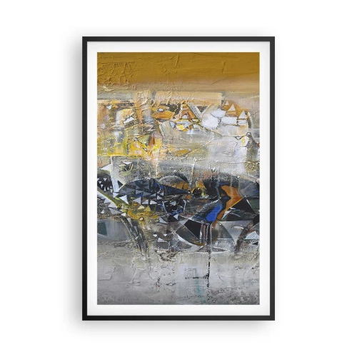 Affisch i svart ram - Allt blir bra - 61x91 cm