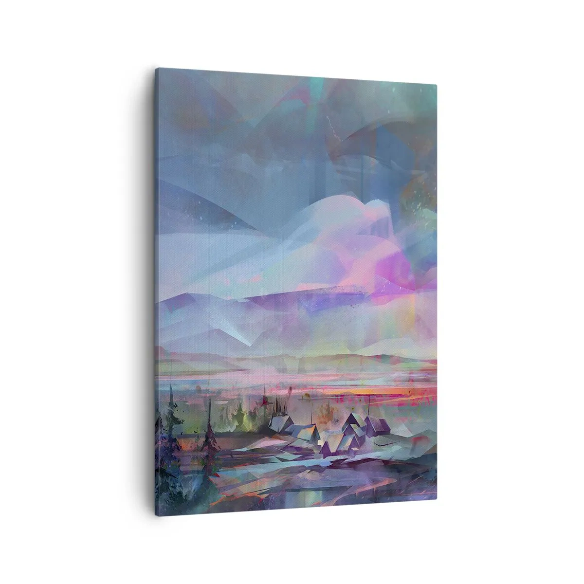Canvastavla - Bild på duk - Under en vänlig himmel - 50x70 cm