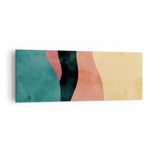 Canvastavla - Bild på duk - Enig oenighet - 140x50 cm