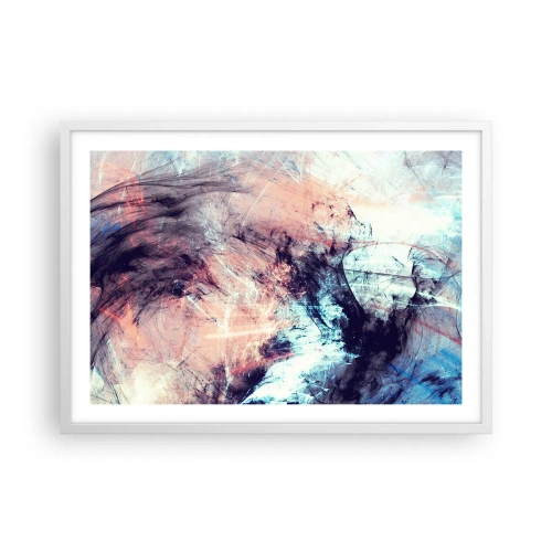 Affisch i vit ram - Känn vinden - 70x50 cm