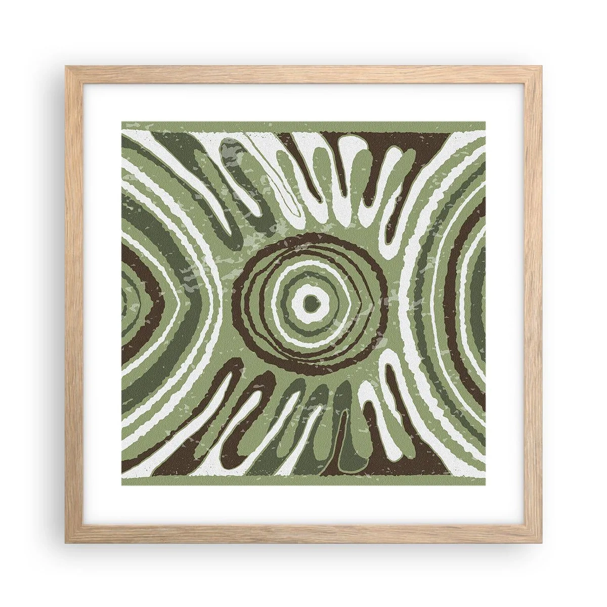 Affisch i ram av ljusek - Explosion av känslor - 40x40 cm