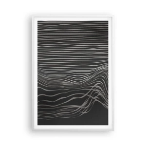 Affisch i vit ram - Rytm och accent - 70x100 cm