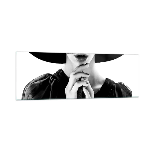 Glastavla - Bild på glas - Dold skönhet - 90x30 cm