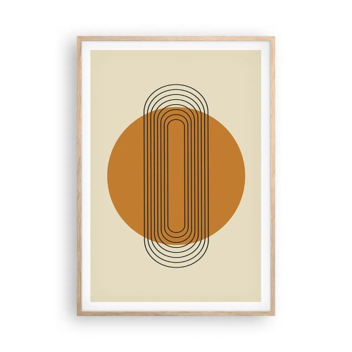 Affisch i ram av ljusek - Perfekt plan - 70x100 cm