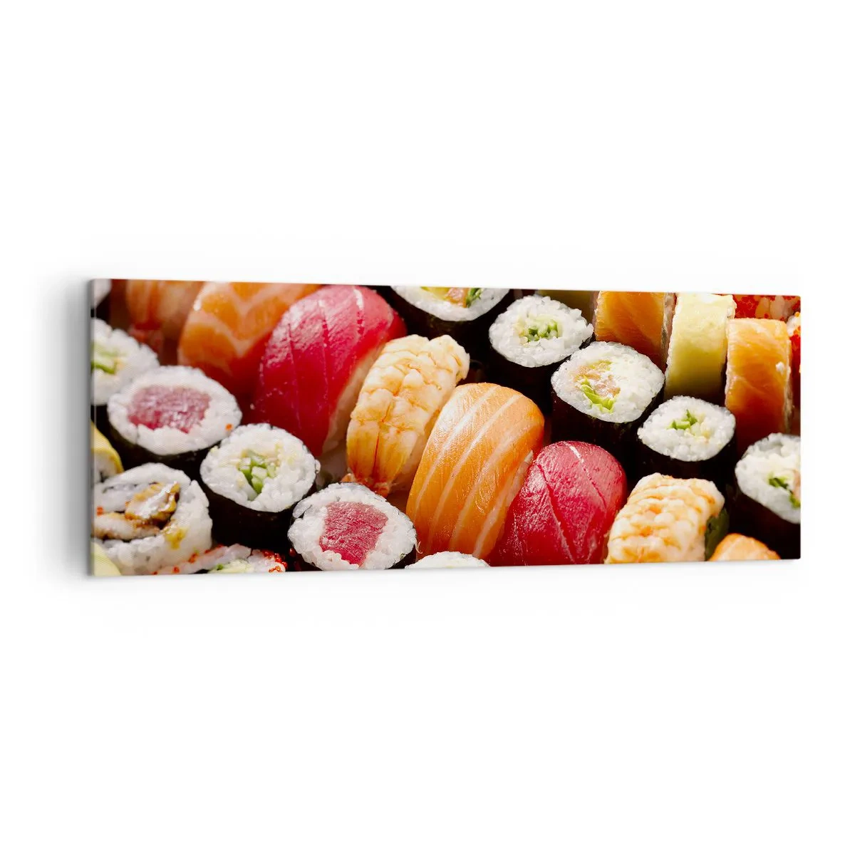 Canvastavla - Bild på duk - Asiens färger och smaker - 140x50 cm