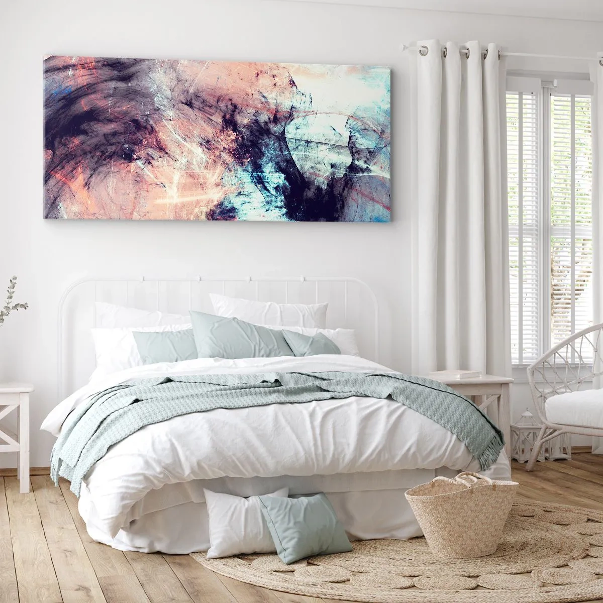 Canvastavla - Bild på duk - Känn vinden - 100x40 cm