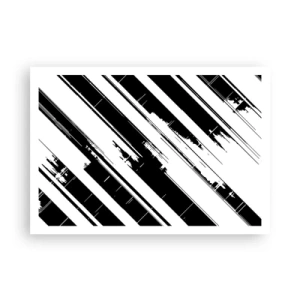 Affisch - Intensiv och dynamisk komposition - 100x70 cm