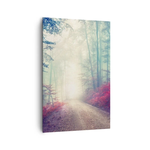 Canvastavla - Bild på duk - Det är bra att gå upp tidigt - 80x120 cm