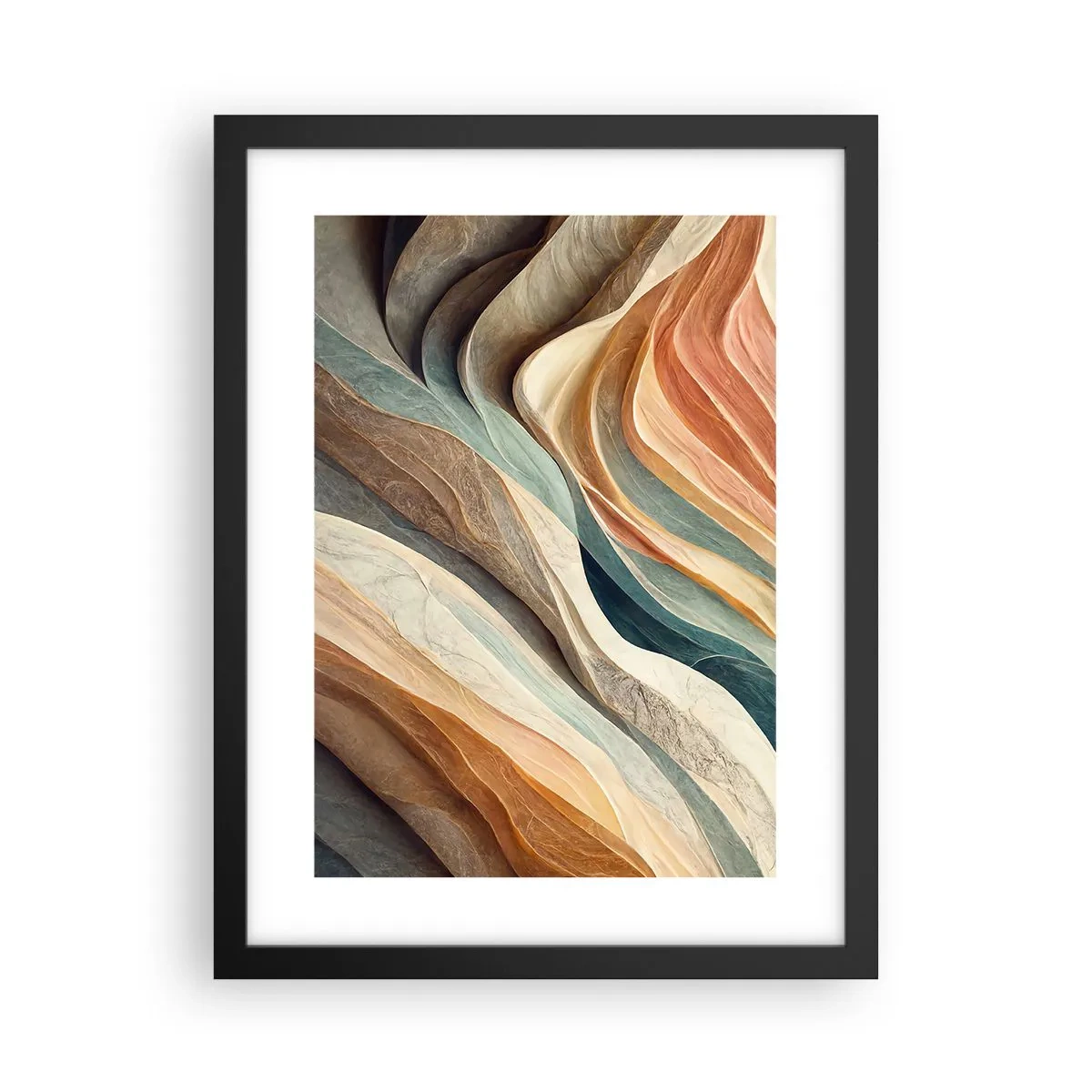 Affisch i svart ram - Ögonblick före förändring - 30x40 cm