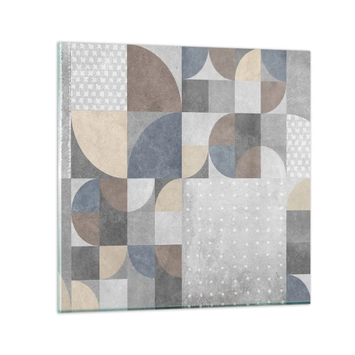 Glastavla - Bild på glas - Keramisk fantasi - 60x60 cm