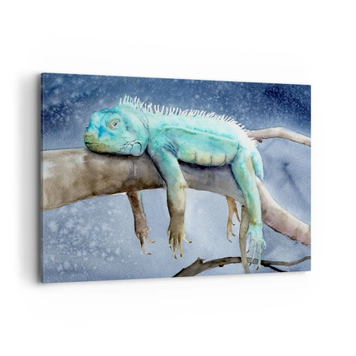 Canvastavla - Bild på duk - Det är bra! - 120x80 cm
