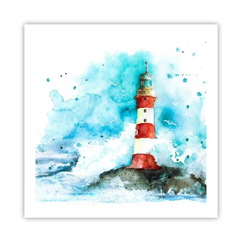 Affisch - Elementens enhet - 60x60 cm