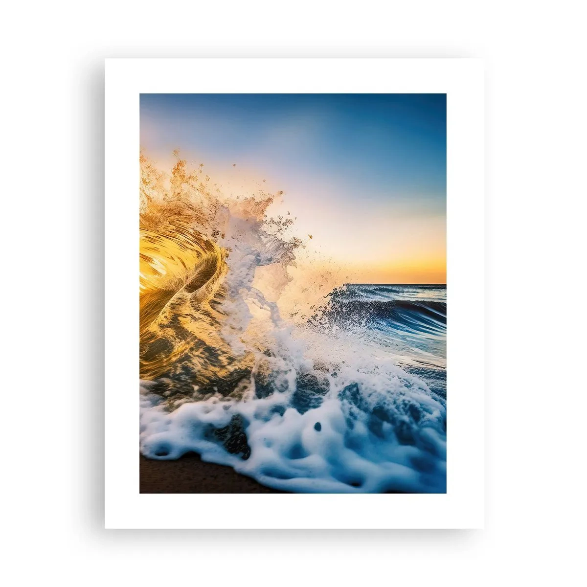 Affisch - Lek i sanden - 40x50 cm