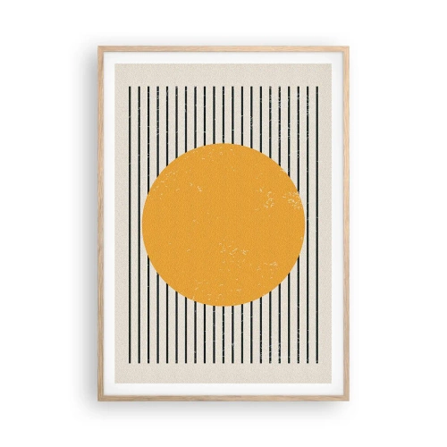 Affisch i ram av ljusek - Enkelhetens kraft - 70x100 cm